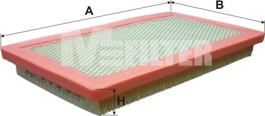 Mfilter K 179 - Воздушный фильтр, двигатель unicars.by