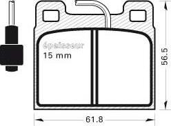 Lucas Electrical GDB 240 - Тормозные колодки, дисковые, комплект unicars.by