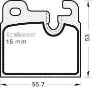 FTE BL1075A2 - Тормозные колодки, дисковые, комплект unicars.by