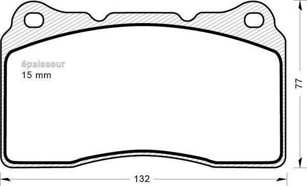 Magneti Marelli 363700201456 - Тормозные колодки, дисковые, комплект unicars.by