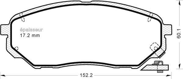 MGA 1229 - Тормозные колодки, дисковые, комплект unicars.by