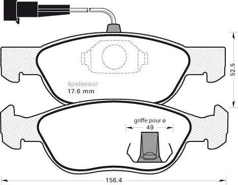 Textar 21928 179 0 5 - Тормозные колодки, дисковые, комплект unicars.by