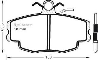 R Brake RB0863 - Тормозные колодки, дисковые, комплект unicars.by