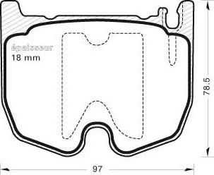 HELLA 8DB 355 018-681 - Тормозные колодки, дисковые, комплект unicars.by