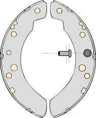 MGA K646477 - Комплект тормозных колодок, барабанные unicars.by