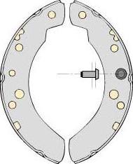 MGA M646 - Комплект тормозных колодок, барабанные unicars.by
