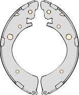 MGA M670 - Комплект тормозных колодок, барабанные unicars.by