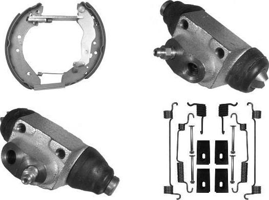 MGA PM678418 - Комплект тормозных колодок, барабанные unicars.by