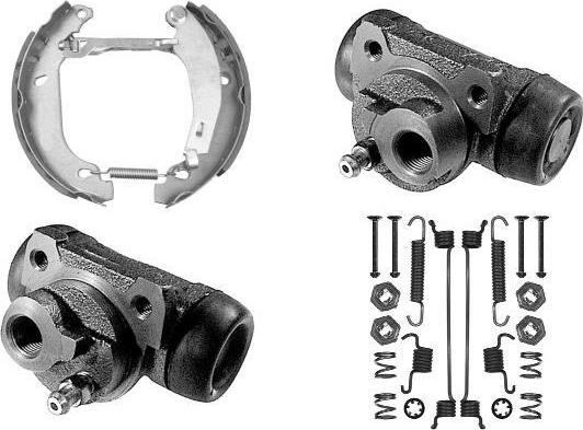 MGA PM672661 - Комплект тормозных колодок, барабанные unicars.by