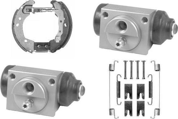 MGA PM819979 - Комплект тормозных колодок, барабанные unicars.by