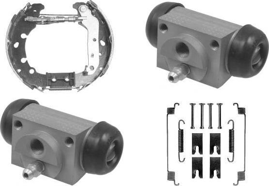MGA PM788976 - Комплект тормозных колодок, барабанные unicars.by