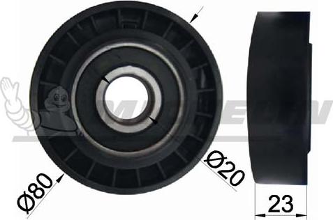 MICHELIN EngineParts SMAMP03012 - Ролик, поликлиновый ремень unicars.by