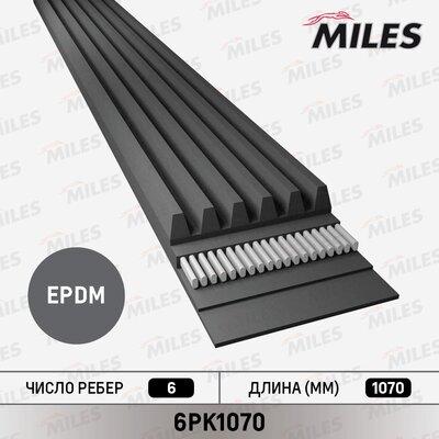 Miles 6PK1070 - Поликлиновой ремень unicars.by