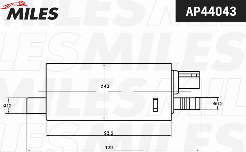 Miles AP44043 - Топливный насос unicars.by