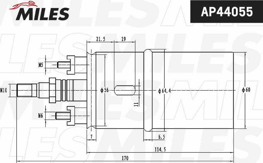 Miles AP44055 - Топливный насос unicars.by