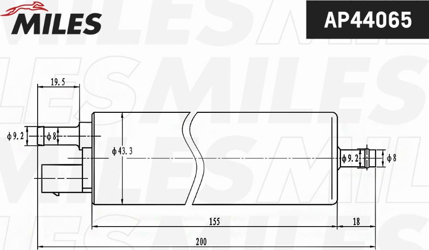 Miles AP44065 - Топливный насос unicars.by