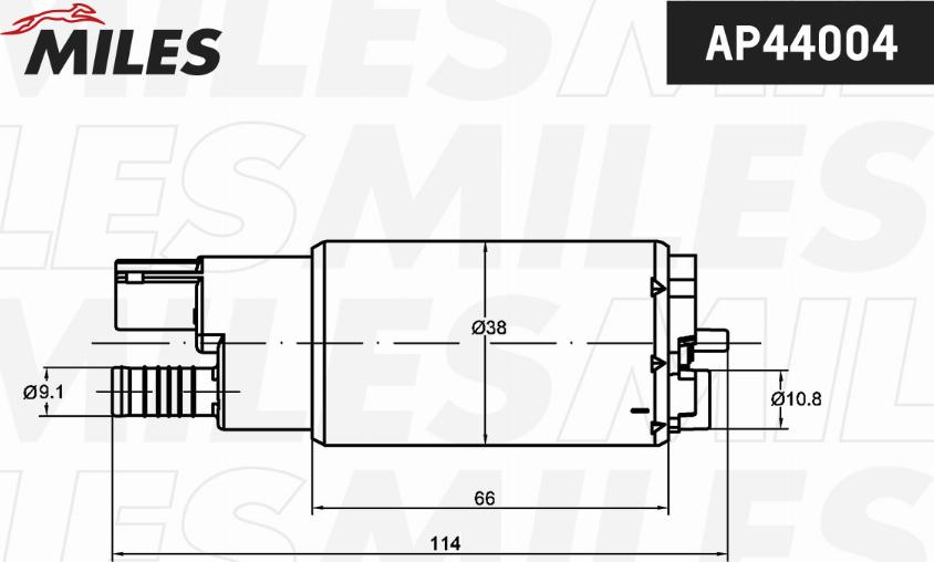 Miles AP44004 - Топливный насос unicars.by