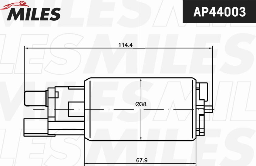 Miles AP44003 - Топливный насос unicars.by