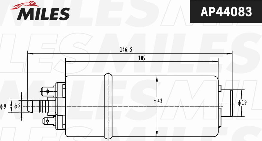 Miles AP44083 - Топливный насос unicars.by