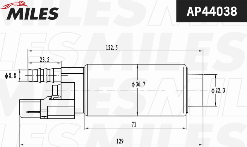 Miles AP44038 - Топливный насос unicars.by