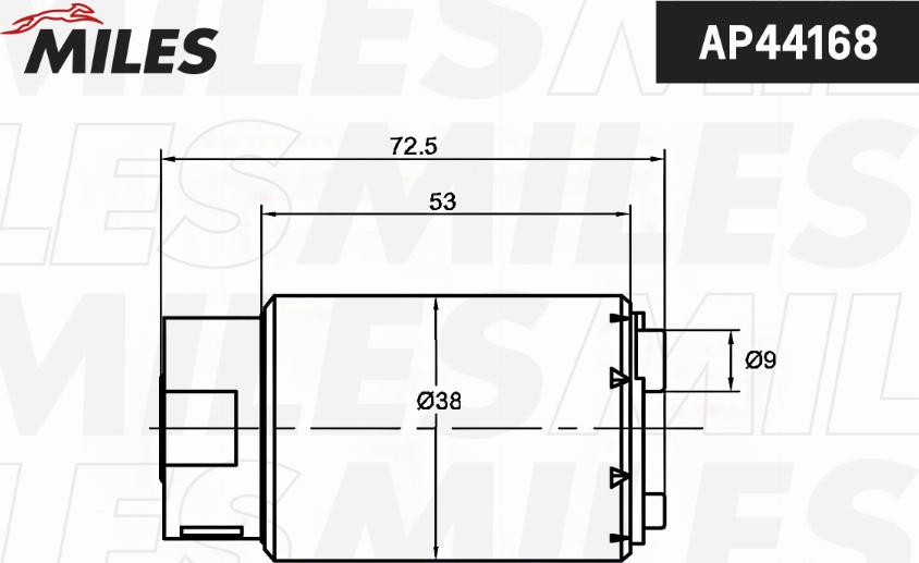 Miles AP44168 - Топливный насос unicars.by