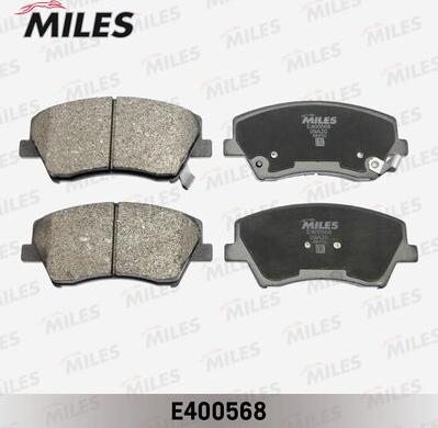 Miles E400568 - Тормозные колодки, дисковые, комплект unicars.by