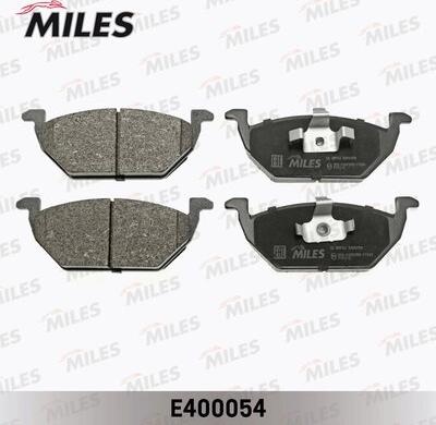 Miles E400054 - Тормозные колодки, дисковые, комплект unicars.by