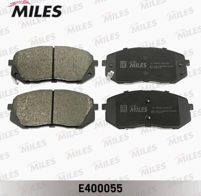 Miles E400055 - Тормозные колодки, дисковые, комплект unicars.by