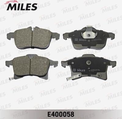 Miles E400058 - Тормозные колодки, дисковые, комплект unicars.by