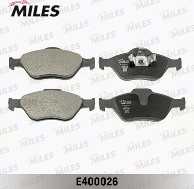 Miles E400026 - Тормозные колодки, дисковые, комплект unicars.by