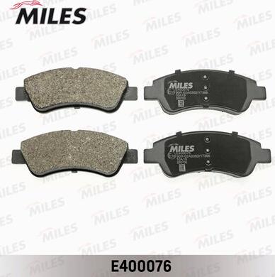 Miles E400076 - Тормозные колодки, дисковые, комплект unicars.by