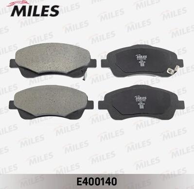 Miles E400140 - Тормозные колодки, дисковые, комплект unicars.by