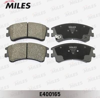 Miles E400165 - Тормозные колодки, дисковые, комплект unicars.by