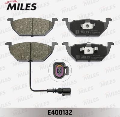 Miles E400132 - Тормозные колодки, дисковые, комплект unicars.by