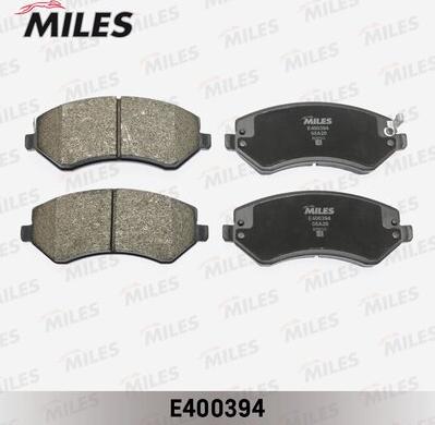 Miles E400394 - Тормозные колодки, дисковые, комплект unicars.by