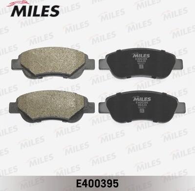 Miles E400395 - Тормозные колодки, дисковые, комплект unicars.by