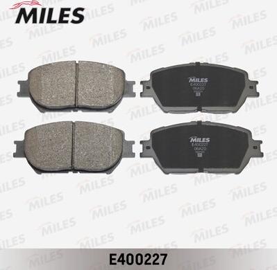 Miles E400227 - Тормозные колодки, дисковые, комплект unicars.by