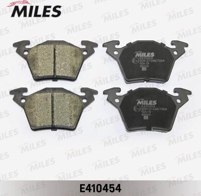 Miles E410454 - Тормозные колодки, дисковые, комплект unicars.by