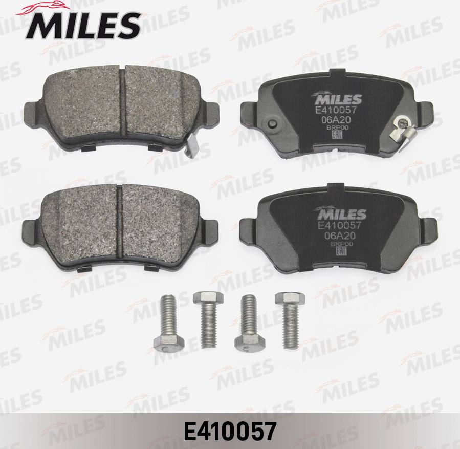 Miles E410057 - Тормозные колодки, дисковые, комплект unicars.by