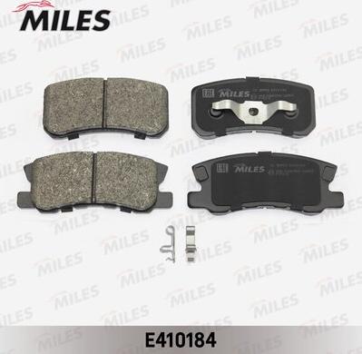 Miles E410184 - Тормозные колодки, дисковые, комплект unicars.by