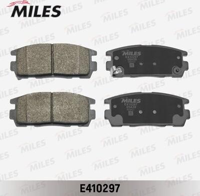 Miles E410297 - Тормозные колодки, дисковые, комплект unicars.by