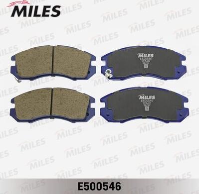 Miles E500546 - Тормозные колодки, дисковые, комплект unicars.by