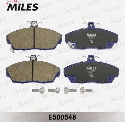 Miles E500548 - Тормозные колодки, дисковые, комплект unicars.by