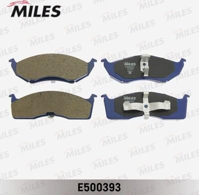 Miles E500393 - Тормозные колодки, дисковые, комплект unicars.by