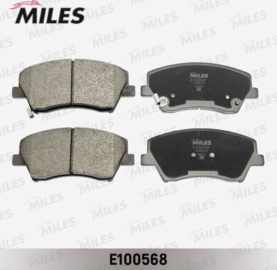 Miles E100568 - Тормозные колодки, дисковые, комплект unicars.by