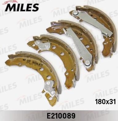 Miles E210089 - Комплект тормозных колодок, барабанные unicars.by