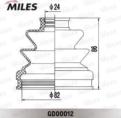 Miles GD00012 - Пыльник, приводной вал unicars.by