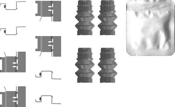 Mintex MVK0087 - Дисковый тормозной механизм, комплект unicars.by