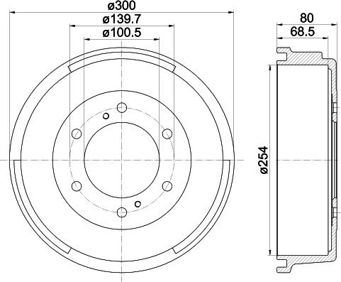 Mintex MBD326 - Тормозной барабан unicars.by