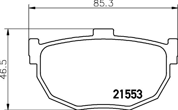 Mintex MDB1450 - Тормозные колодки, дисковые, комплект unicars.by